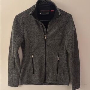 Spyder Women's Gray Jacket Size Small - Zip up